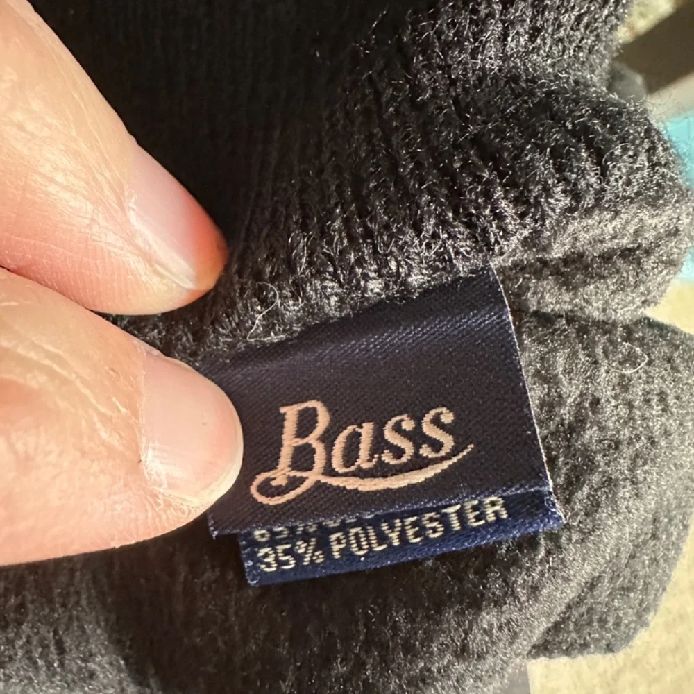 Bass Fleece Lined Black Winter Gloves M Leather